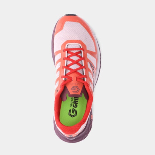 Inov-8 Trailfly Ultra G 300 Max Dames Rood-koraal-zwart